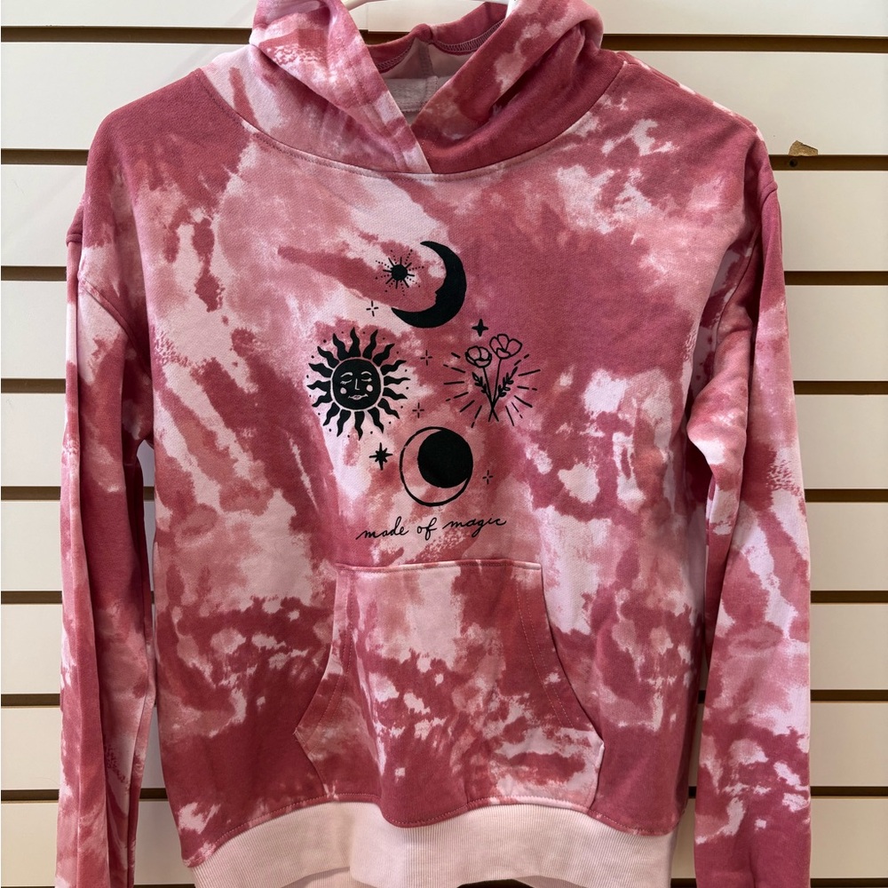 SO Pink Tie-Dye Hoodie